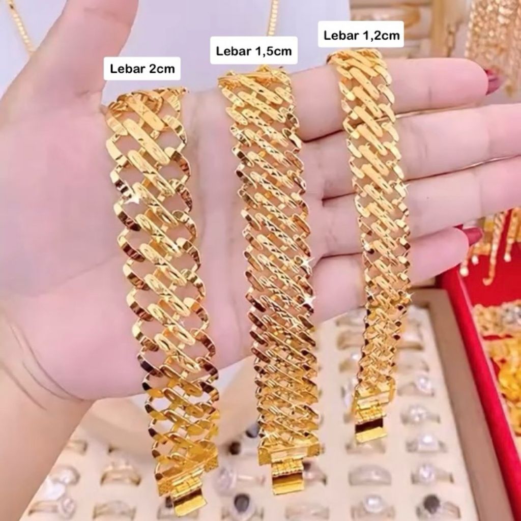 Gelang Rantai Lipan Xuping titanium model baru