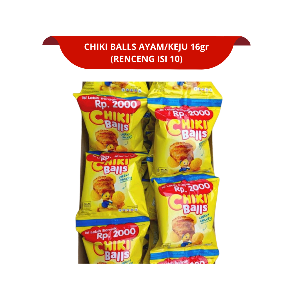 

[RENCENG ISI 10] CHIKI BALLS QTELA SINGKONG JETZ CHOCO 20gr x 10