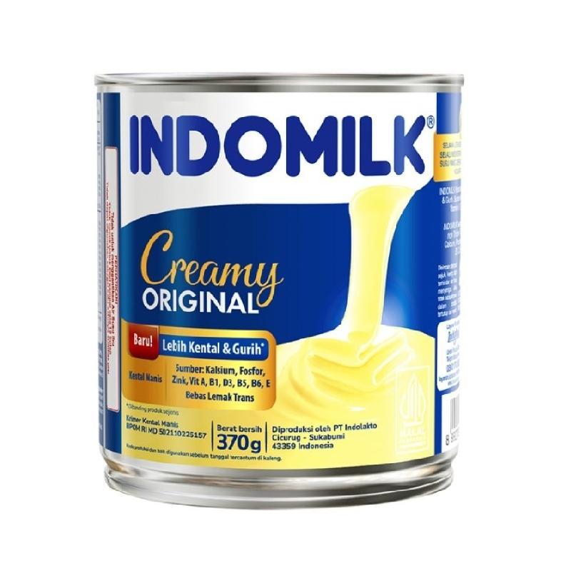 

susu kental indomilk full krim cream KALENG 370