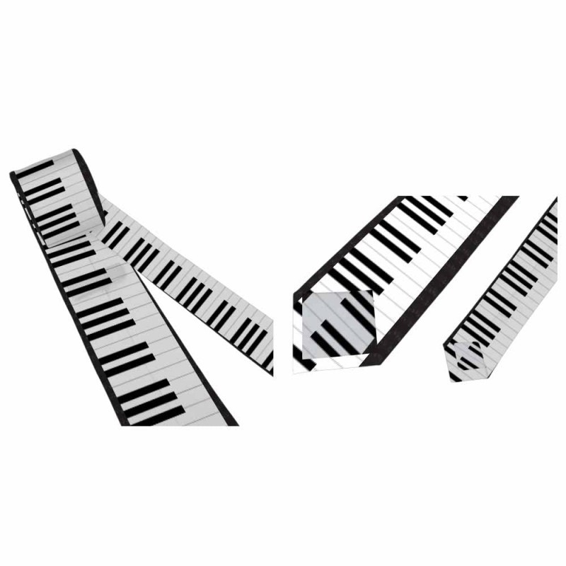 Dasi Musik Dasi Motif Piano 145*5Cm Dasi Slim Dasi Perguruan Tinggi -