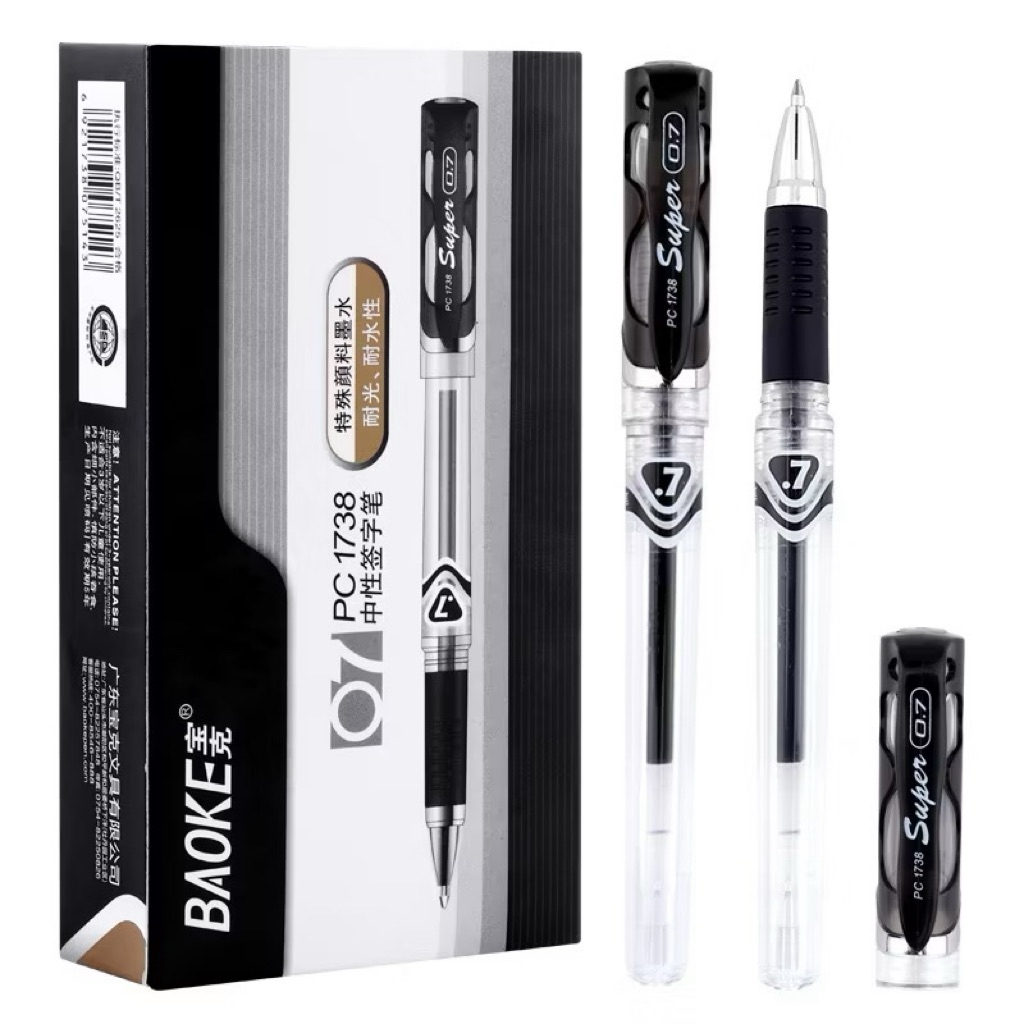 

PULPEN GEL BAOKE PC1738 PENDEK/0,7MM/SATUAN