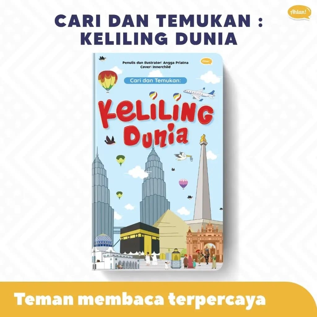 Buku Cari dan Temukan Keliling Dunia Ahlan