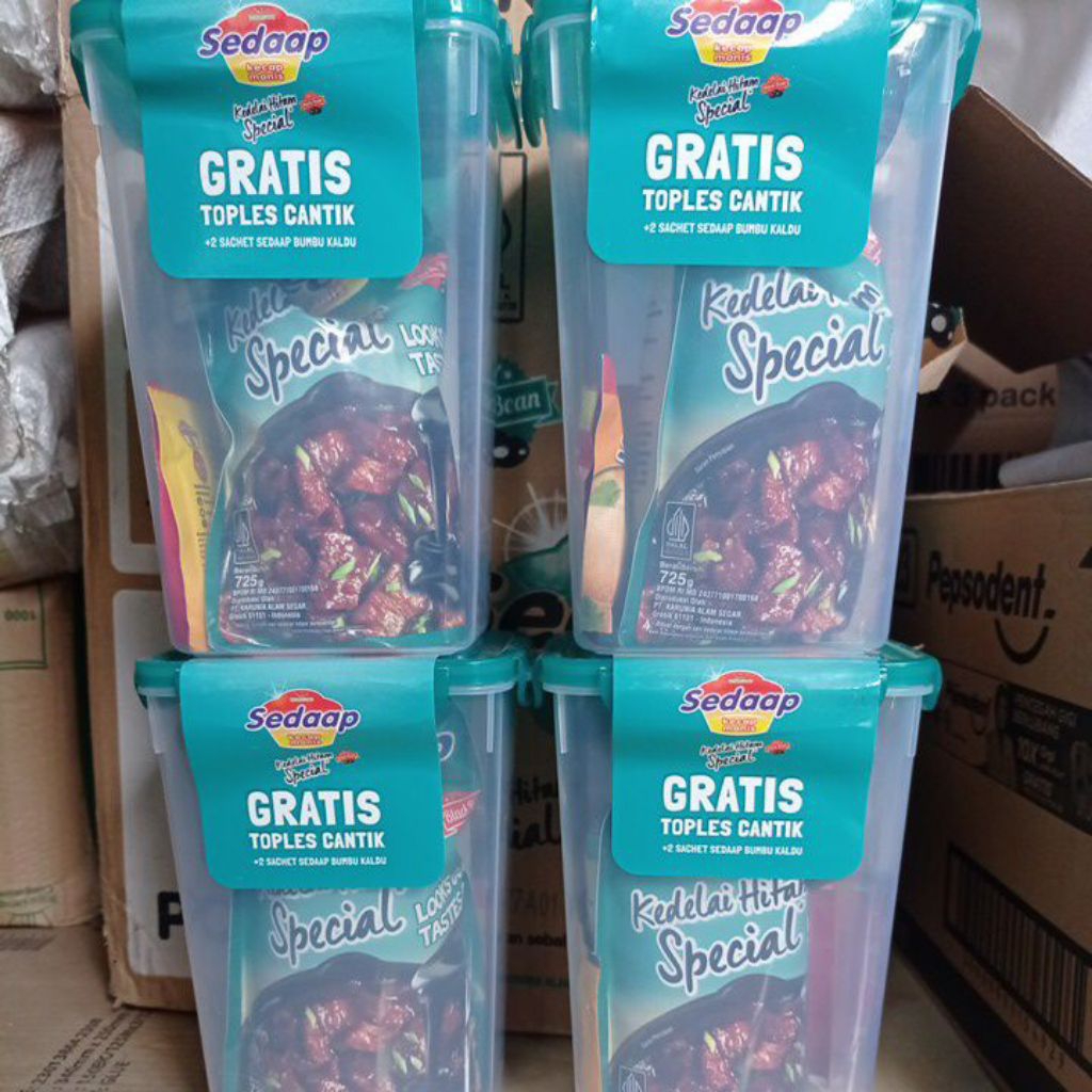 

sedap kecap manis special 725g gratis toples