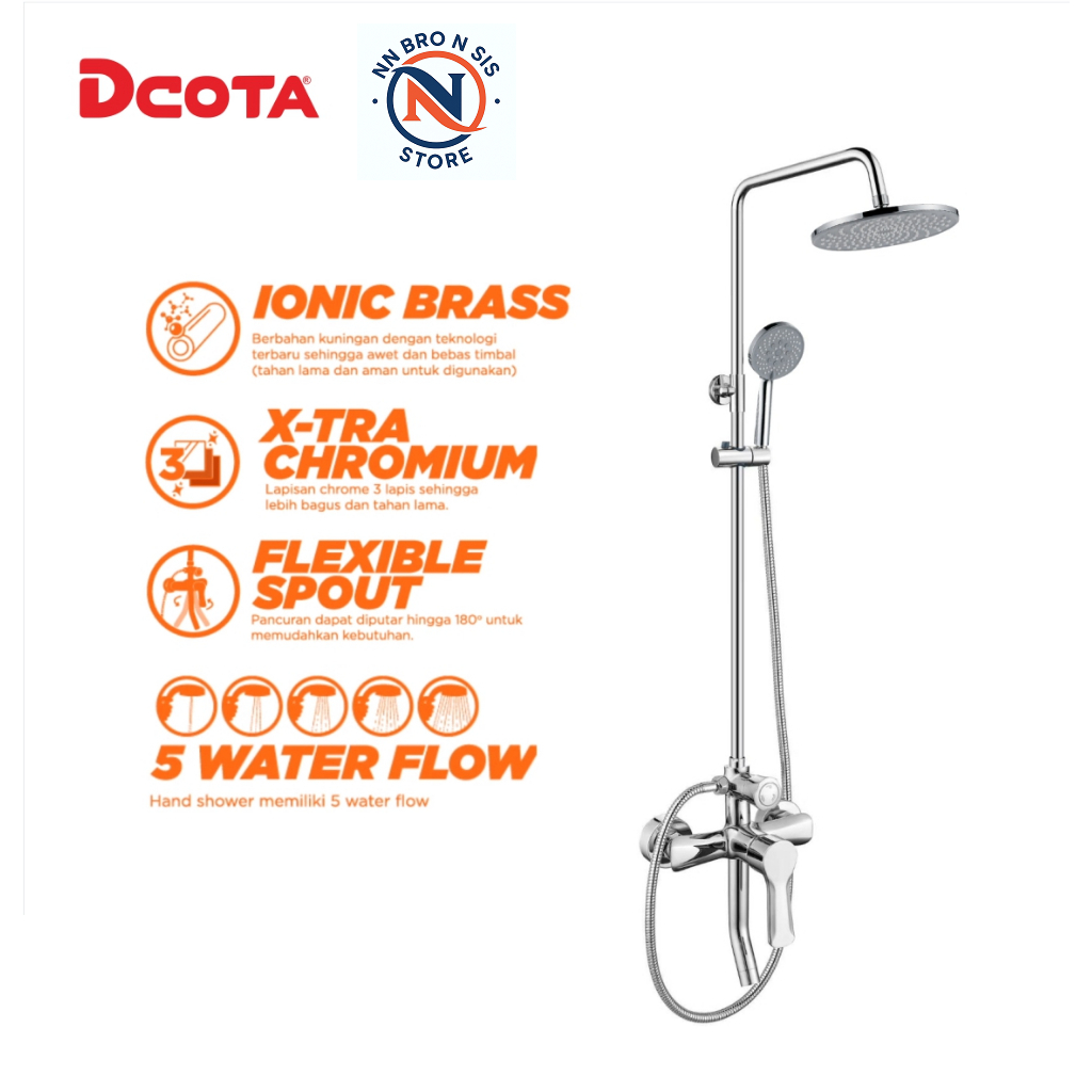 Dcota Rain Shower Set DRS 01 / Rain Shower / Shower Mandi