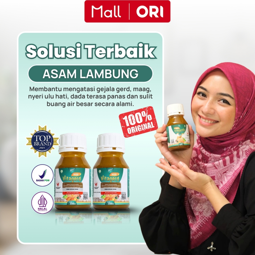 

Vitagerd Madu Herbal Paket 2 Botol Berat Bersih 350 Gram