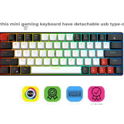 NYK HELENS 63 MKN-07 MECHANICAL KEYBOARD | KEYBOARD MECHANICAL NYK HELENS 63 MKN-07