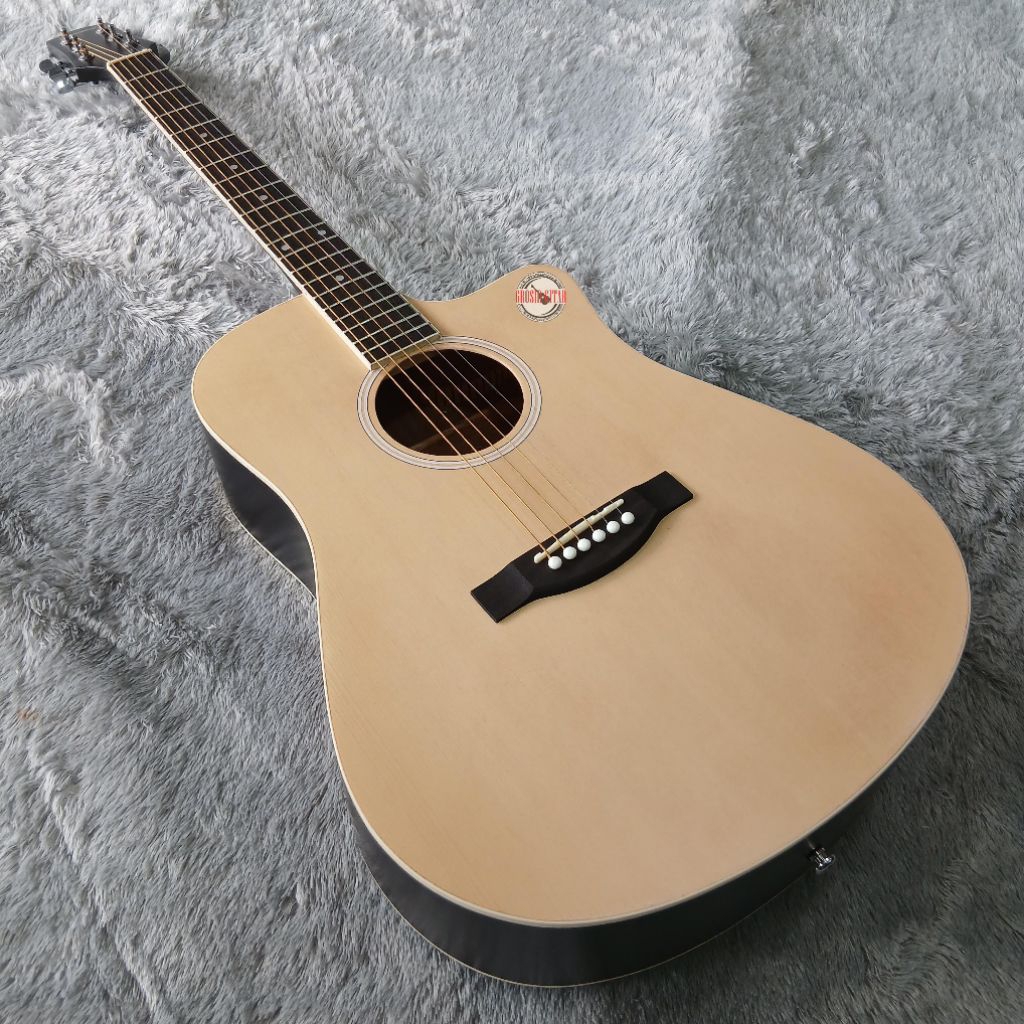 Gitar Beesky D-10 CW Acoustic Original { Dreadnought Cutaway }