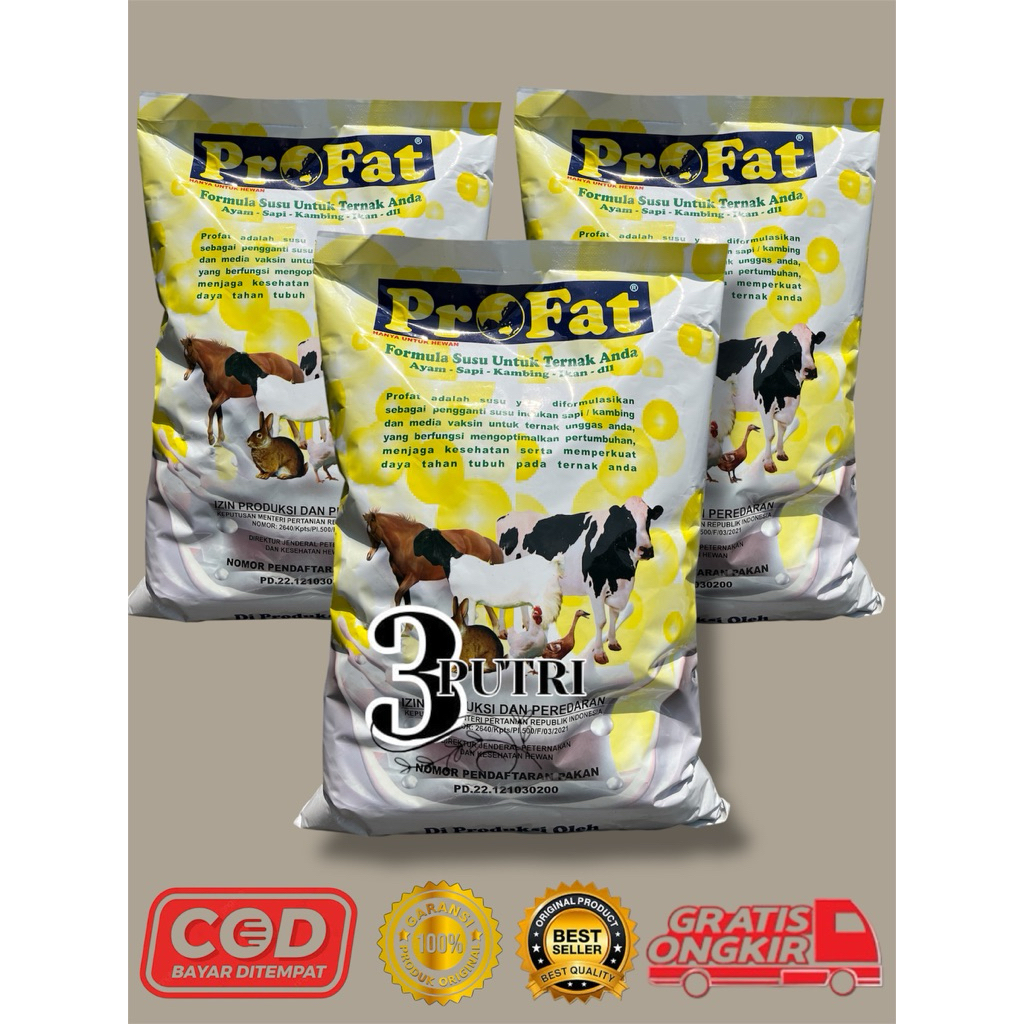 

Profat 1 kg(susu ternak berkualitas)
