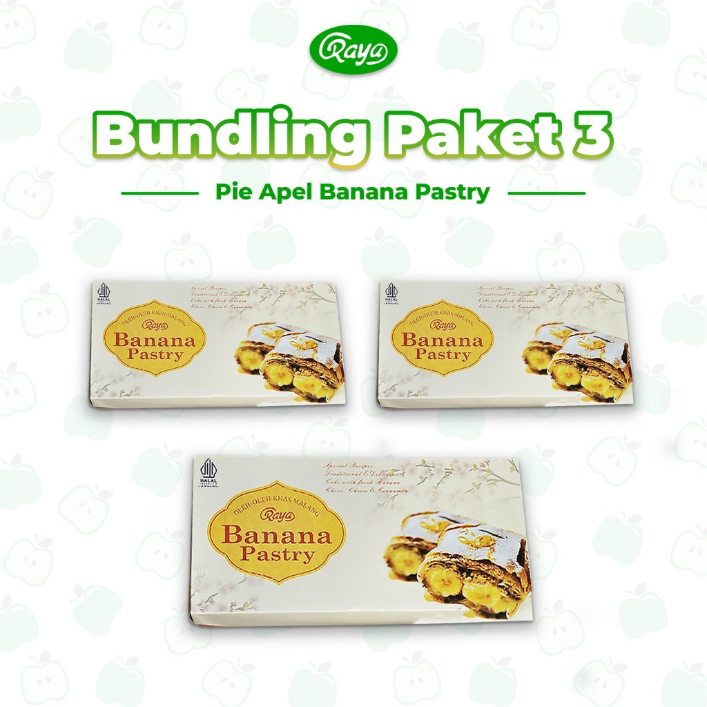 

Banana Strudel Paket Bundling 3 / Bundling 5 – Pisang Pastry Kue Premium Oleh-Oleh Khas Malang