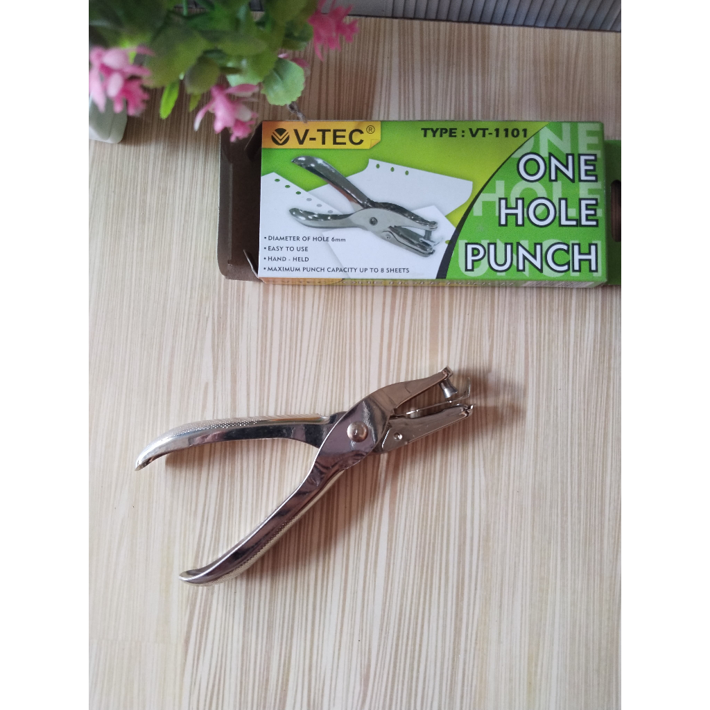 

NEW Pembolong Kertas / Pelubang Kertas 1 Lubang V-Tec VT-1101