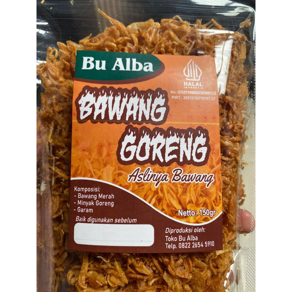 

bawang goreng brebes original premium- 150gram