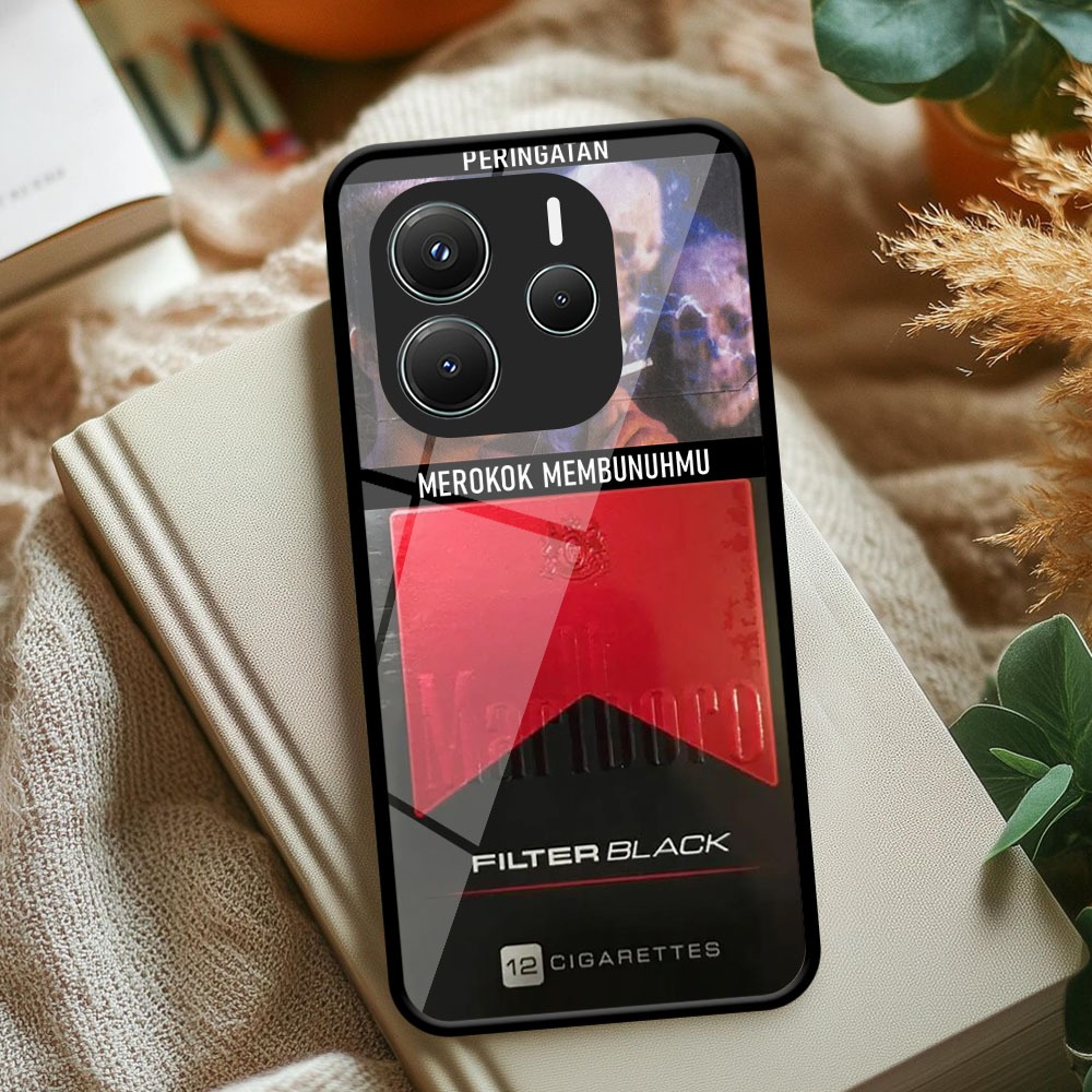 PLAYER CASE GLOSSY PREMIUM MOTIF ROKOK UNTUK TYPE REDMI NOTE 14 4G NOTE 14 5G NOTE 14 PRO 4G NOTE 14