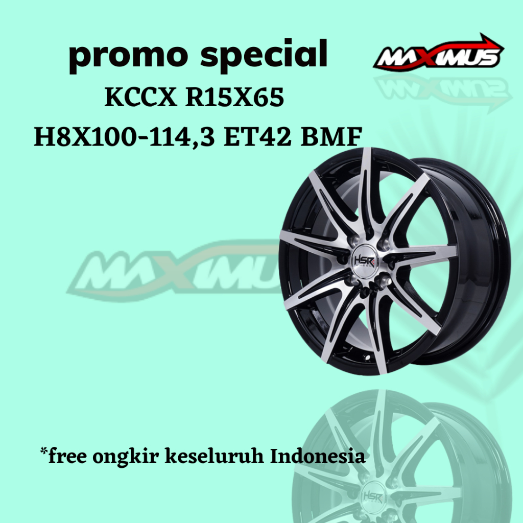 VELG MOBIL HSR KCCX RING 15 LEBAR 6,5 INCHI