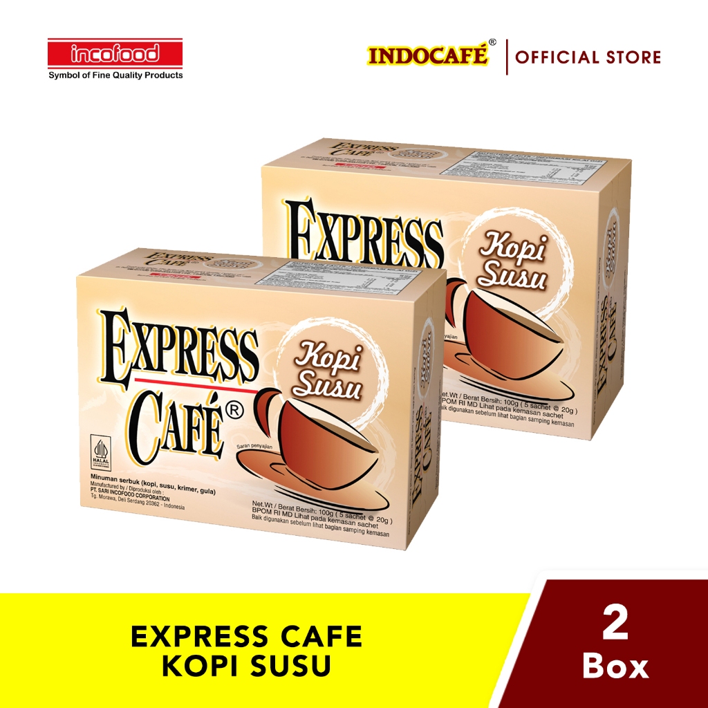 

2 Kotak Express Café Kopi Susu (5 sachet)
