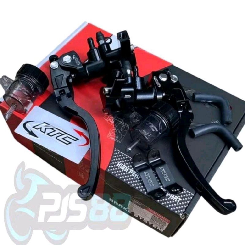 1Set Master Rem Ktc Racing Up 110 V2 / Master Rem Kanan + Master Rem kiri Ktc Cnc 17mm Nmax pcx Adv 