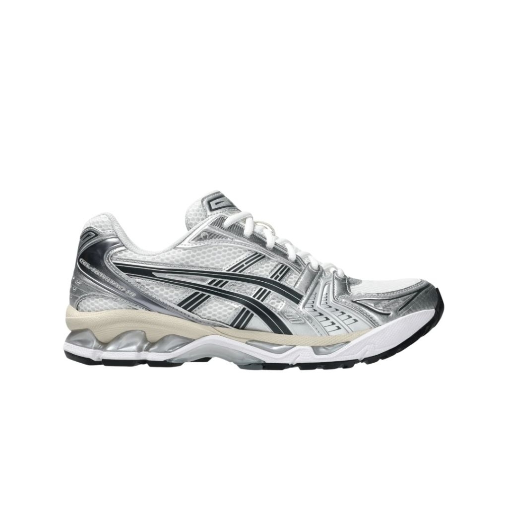 Sepatu Sneakers Pria Asics Gel-Kayano 14 White/Graphite Grey ASI23A537110