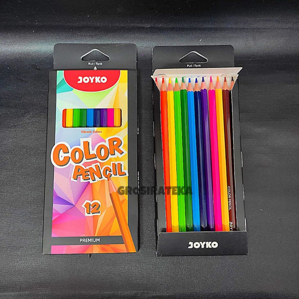 

PENSIL WARNA, PULAS CP 0131 PANJANG 12warna JOYKO