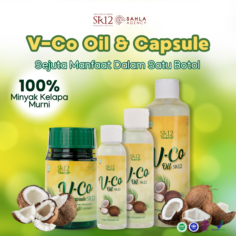 

VCO Oil SR12 Minyak Kelapa Murni Virgin Coconut Oil