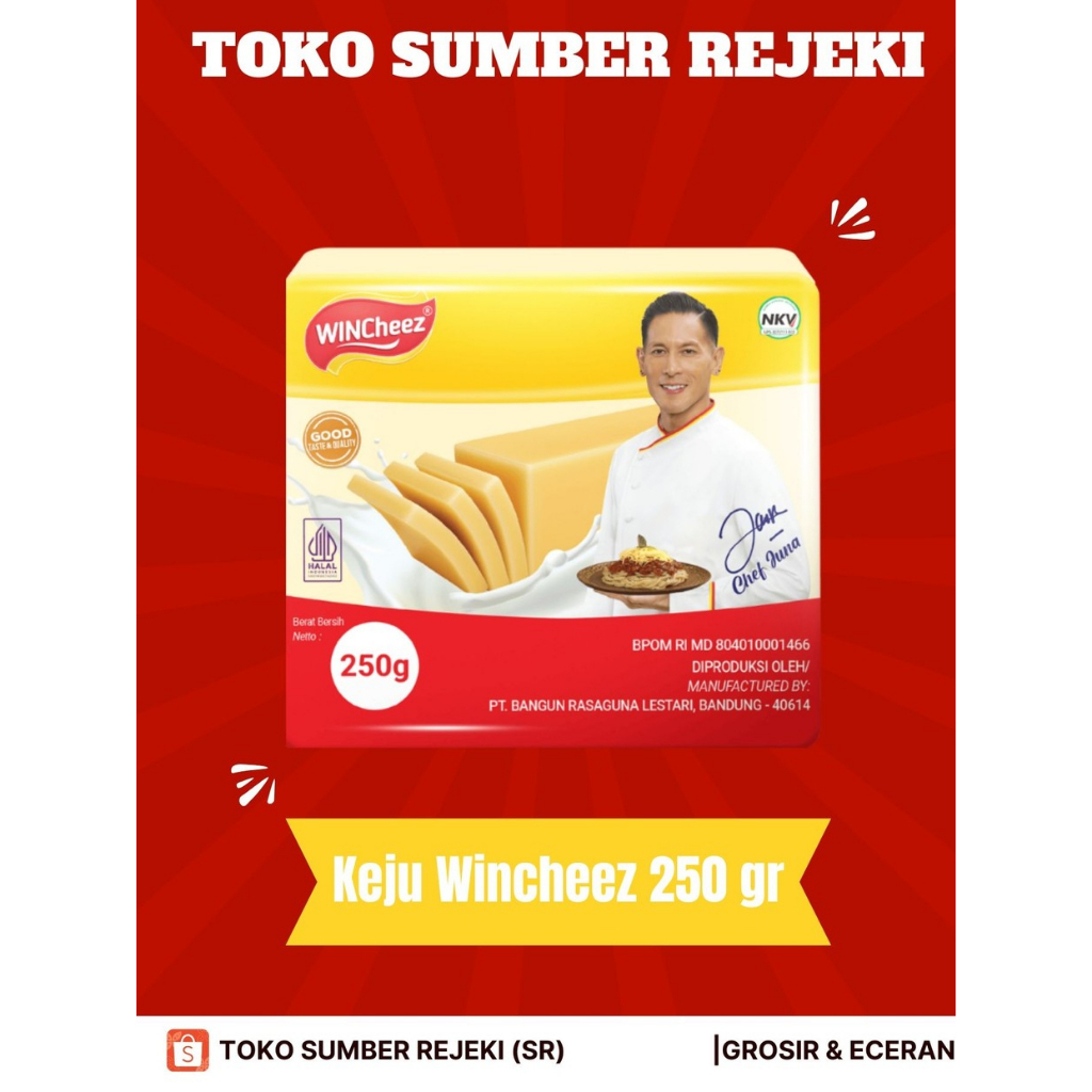 

Keju Wincheeze 250gr/Keju Cheddar/Keju Parut untuk martabak