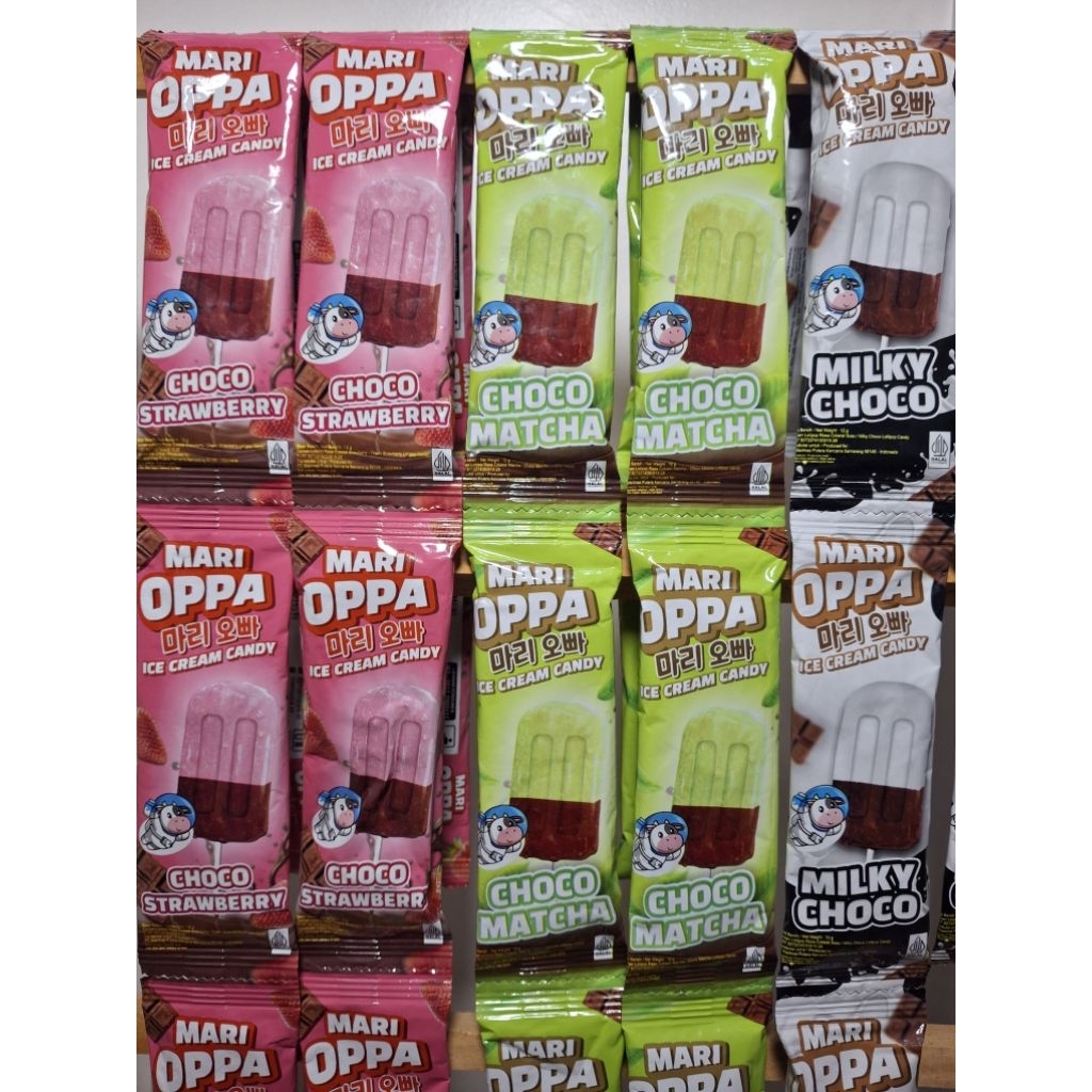 

Mari Oppa Ice Cream Candy | Permen Coklat Buah bentuk Es Krim kemasan Renteng