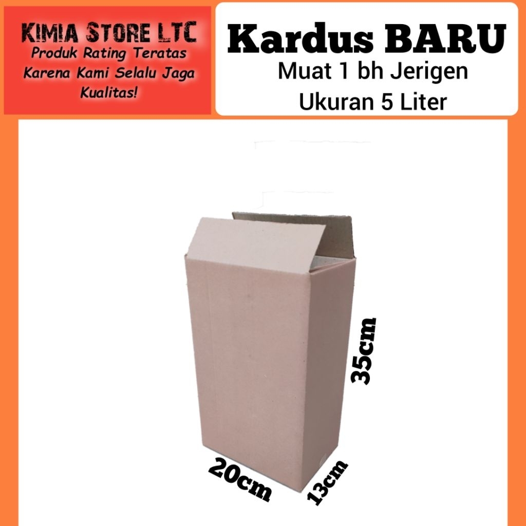 

KARDUS PACKING UNTUK JERIGEN UKURAN 5LITER ( KARDUS BARU )