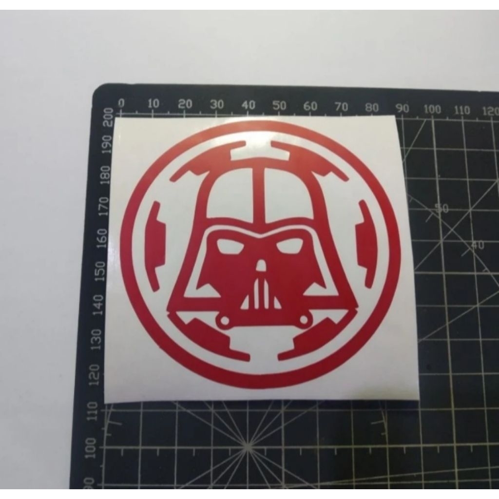 

stiker cutting darth vader