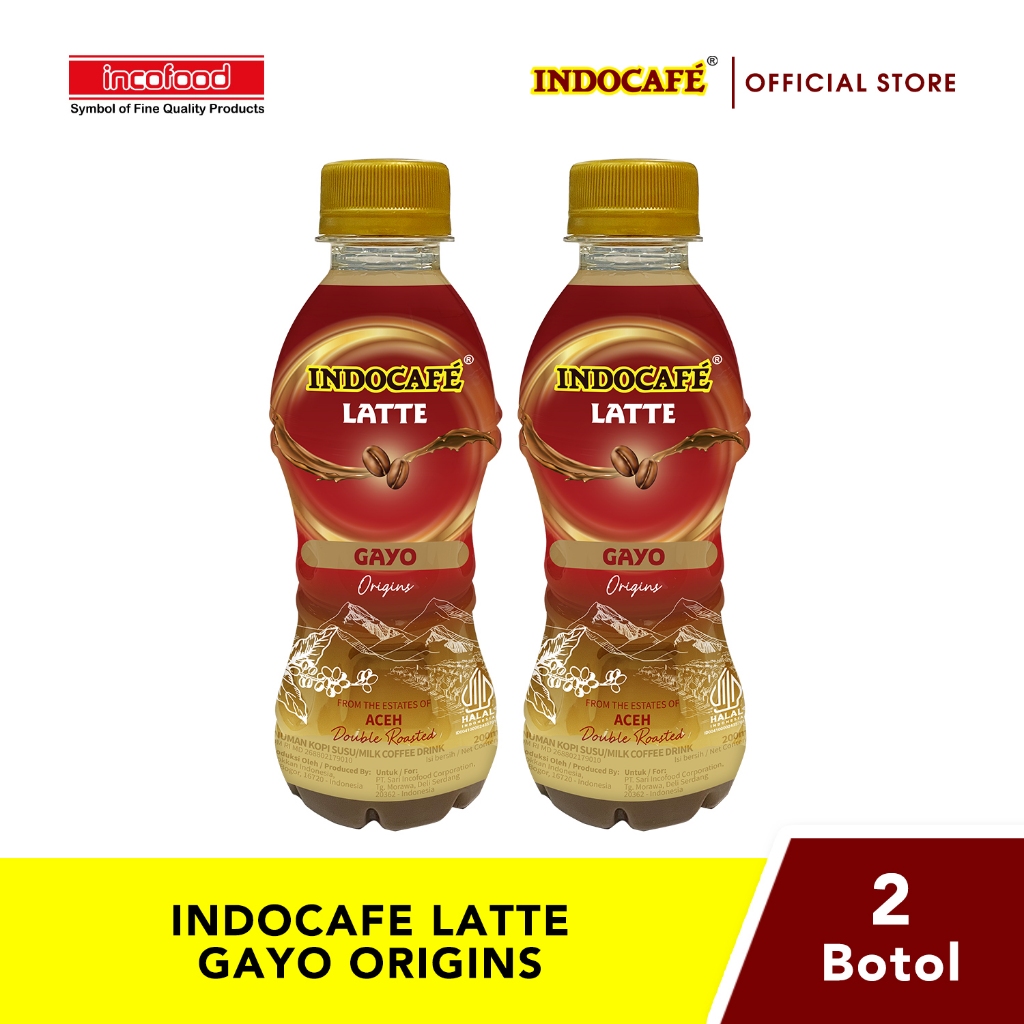 

2 Botol Indocafe Latte Gayo Origins (200ml)