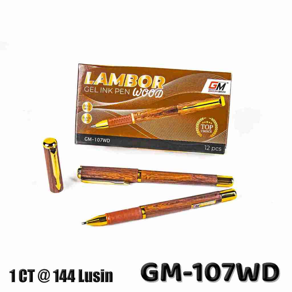 

GELPEN BESI 1.0 WOOD type GM-107WD 1 box isi 12pcs/ 1lusin