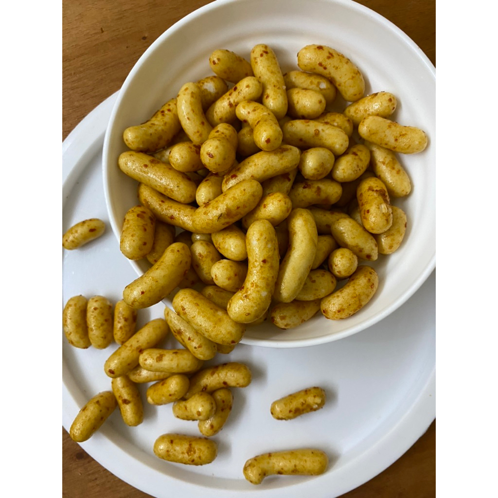 

pilus rujak kapsul pedas manis gurih renyah snack camilan