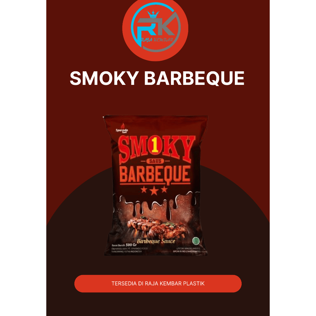

SMOKY1 Saus Barbeque / Smoky Saus Barbeque 500GR