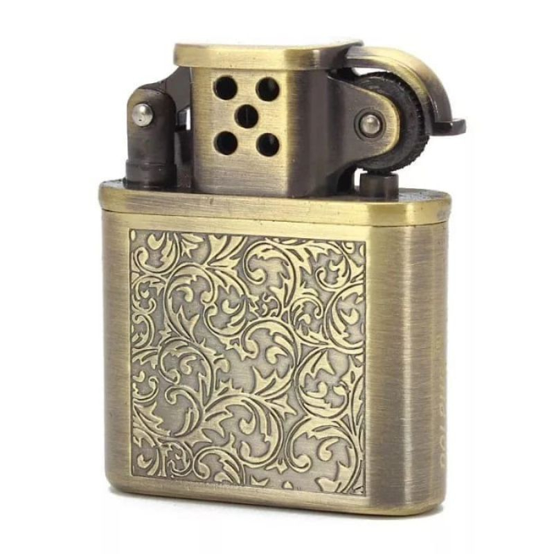 Korek Api Gas Jadul Retro Motif Batik Jadul Dolphin