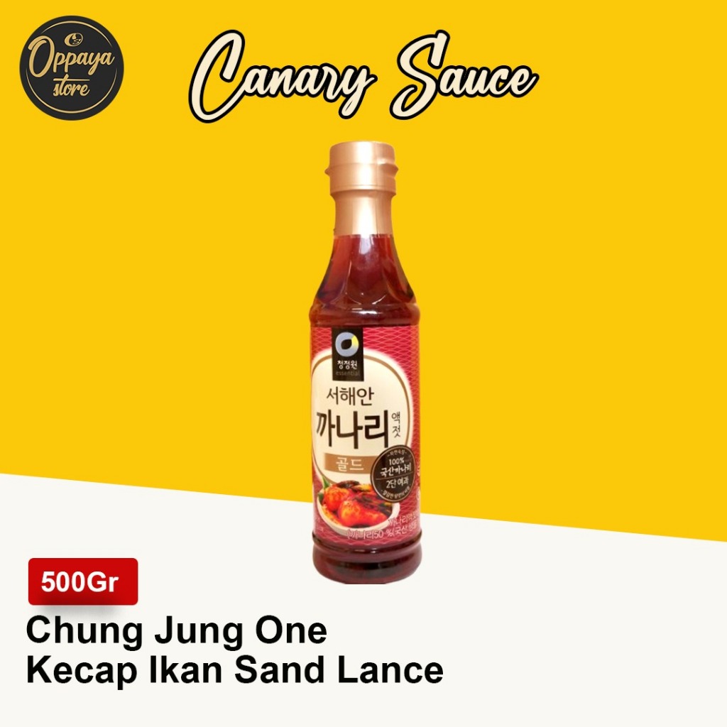 

Chungjungone Kecap Ikan Canary Sauce Korea 500Gr 까나리액젓 Kanari