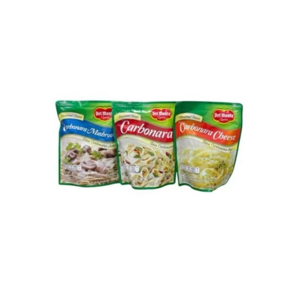 

DELMONTE SAUS CARBONARA KEMASAN 180 GR