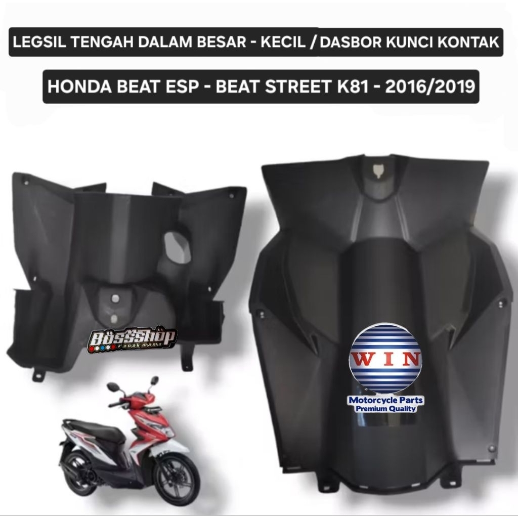 WIN - LEGSIL TENGAH - ATAS / BAWAH | K81 | DASBOR TENGAH Beat ESP/ BeAT STREET 2016/2019 leghsield