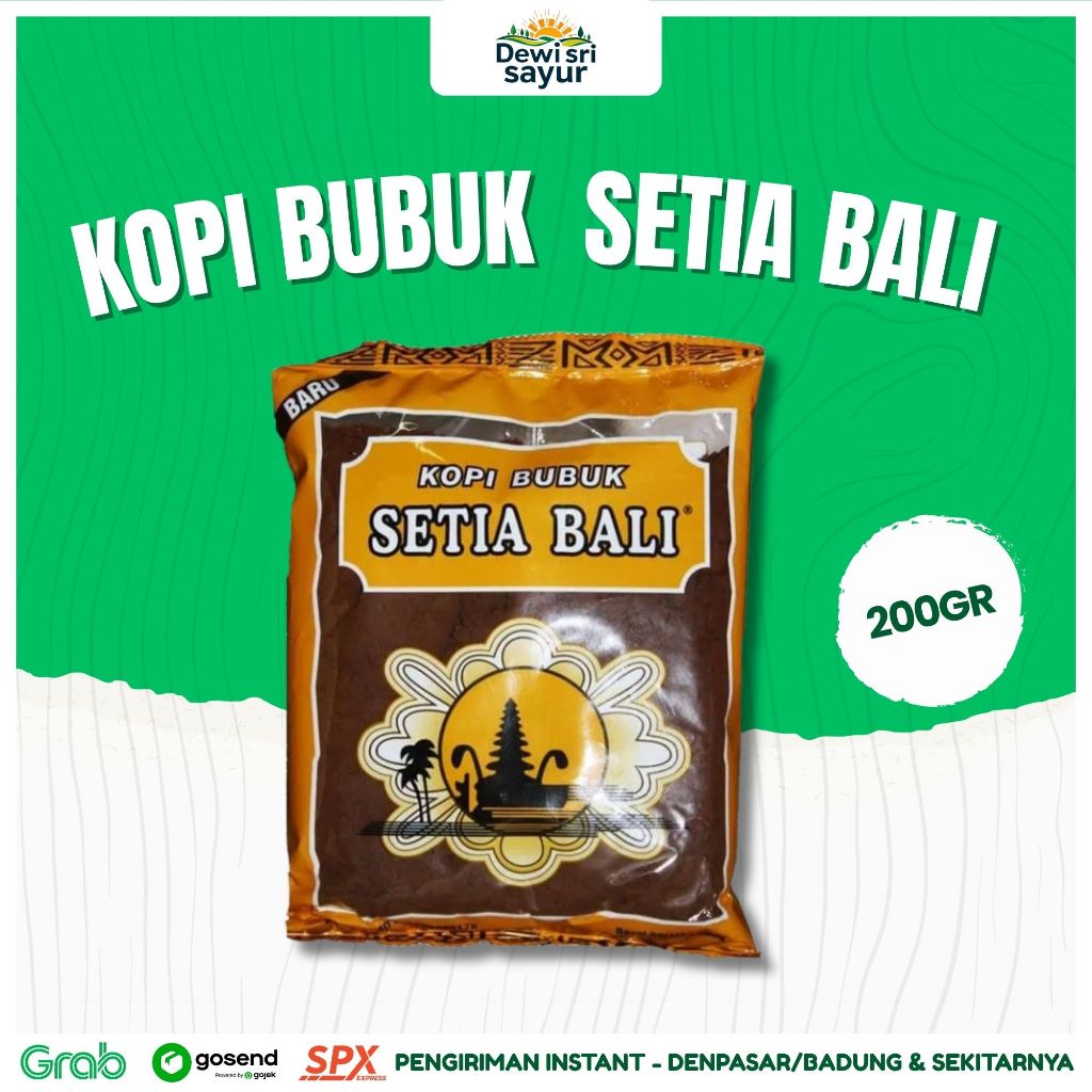 

Kopi Bubuk Setia Bali 200gr – Dewi Sri Sayur