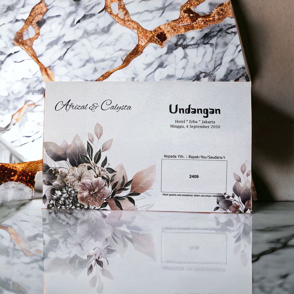 cetak undangan erba 2409 undangan nikah pernikahan