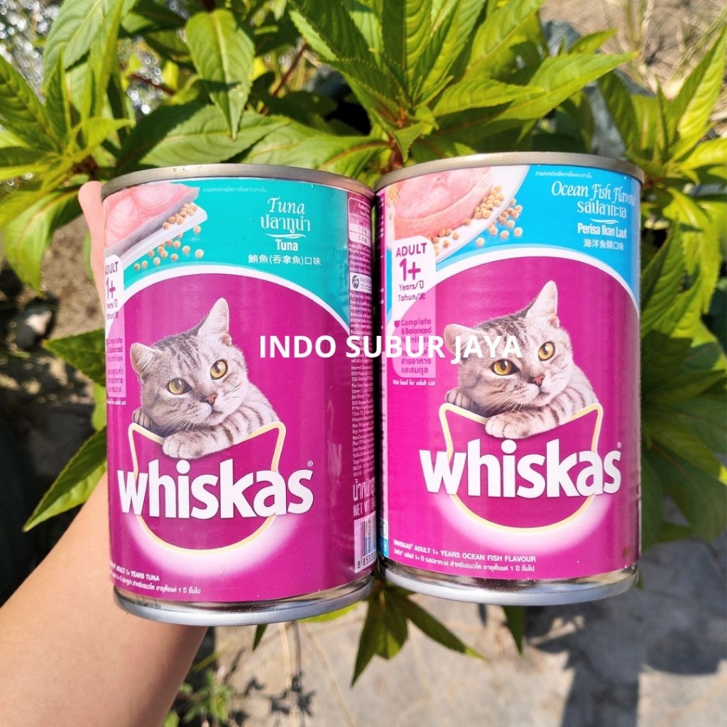Whiskas 400 Gram Kaleng Tuna & Ocean Fish Makanan Kucing Adult & Kitten