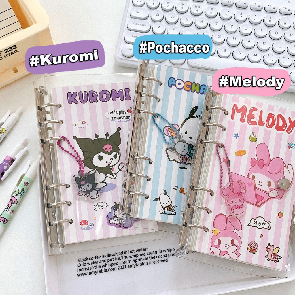

Binder A6 ring cute/ Notebook buku catatan lucu journaling