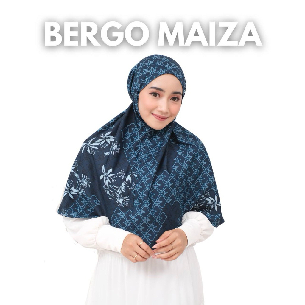 BERGO MAIZA // BERGO MOTIF INSTAN // HIJAB INSTAN