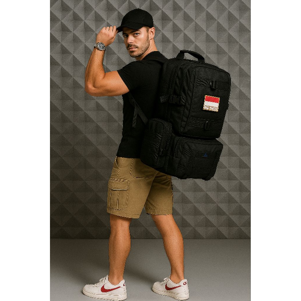 TAS RANSEL ARMY GULTOR//TAS PUNGGUNG PRIA FREE LOGO