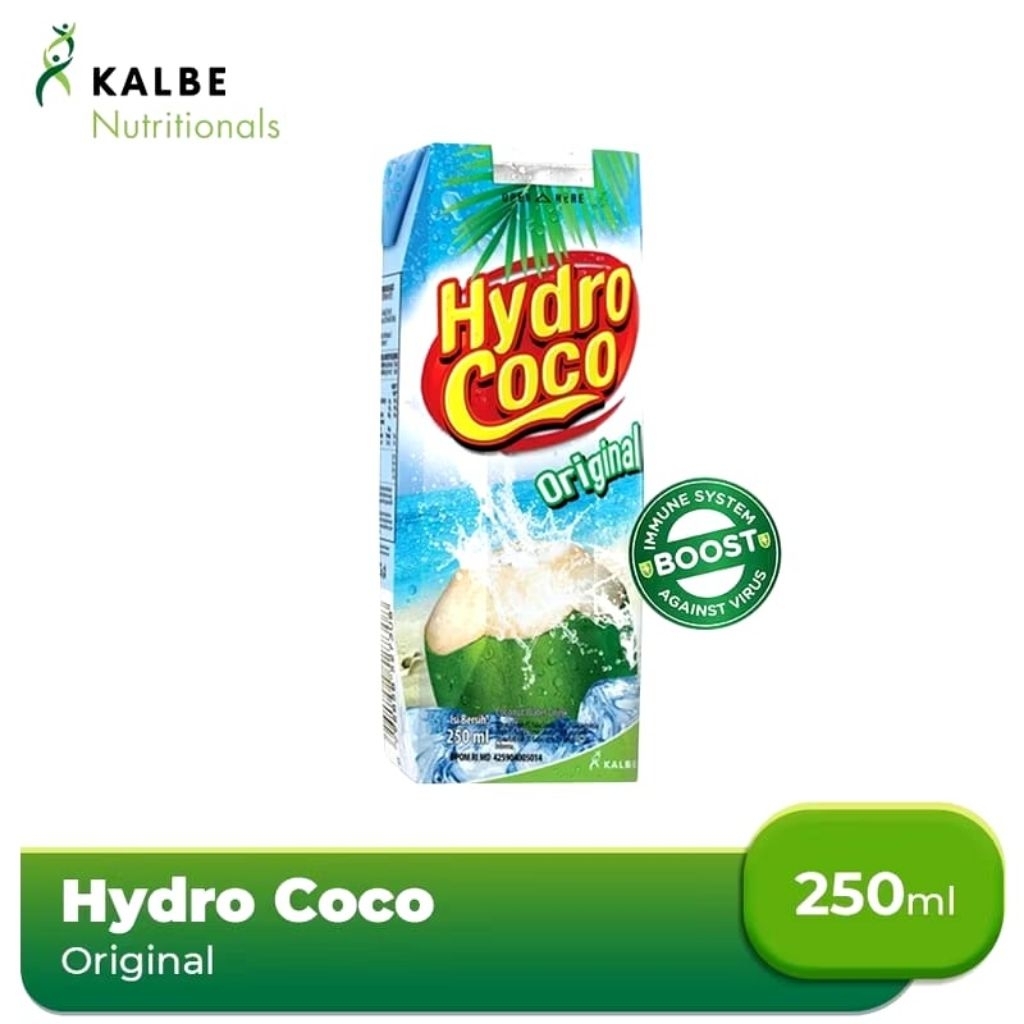 

Hydro Coco 250ml minuman kelapa asli