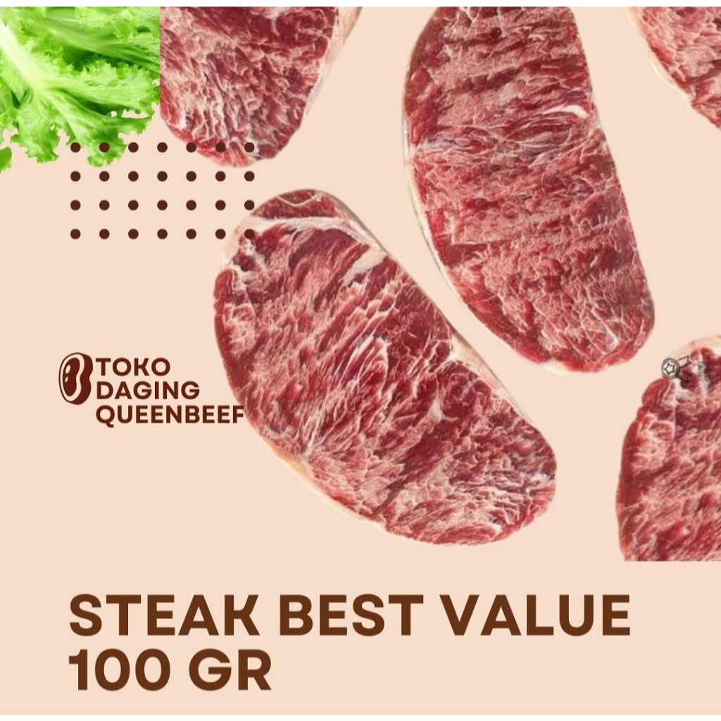 

Steak best value Sirloin/Tenderloin Wagyu Meltic 100gr