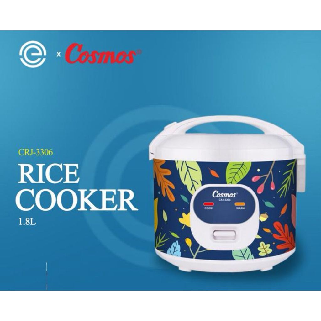 Rice Cooker cosmos 1,8 Liter CRJ-3306 Rice Cooker