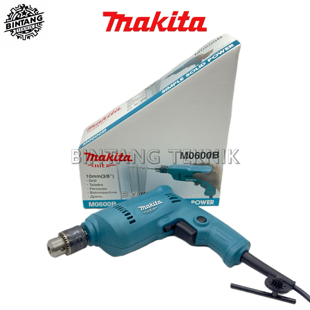 MAKITA M0600B MESIN BOR LISTRIK 10 MM / MAKITA MESIN BOR TANGAN 10 MM