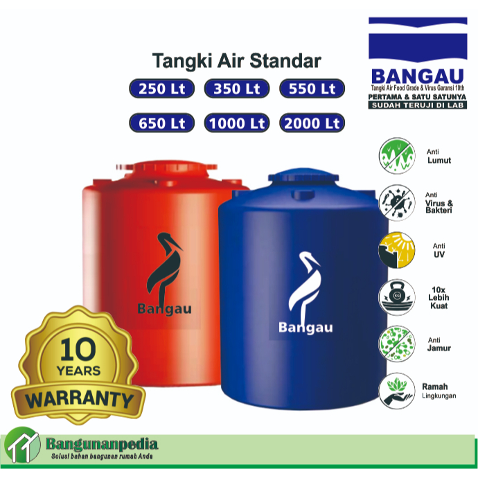 KHUSUS AREA BANDUNG | TORN 250 LITER/TORN 550 LITER/TOREN BANGAU/TANDON AIR/TEMPAT PENAMPUNGAN AIR 2