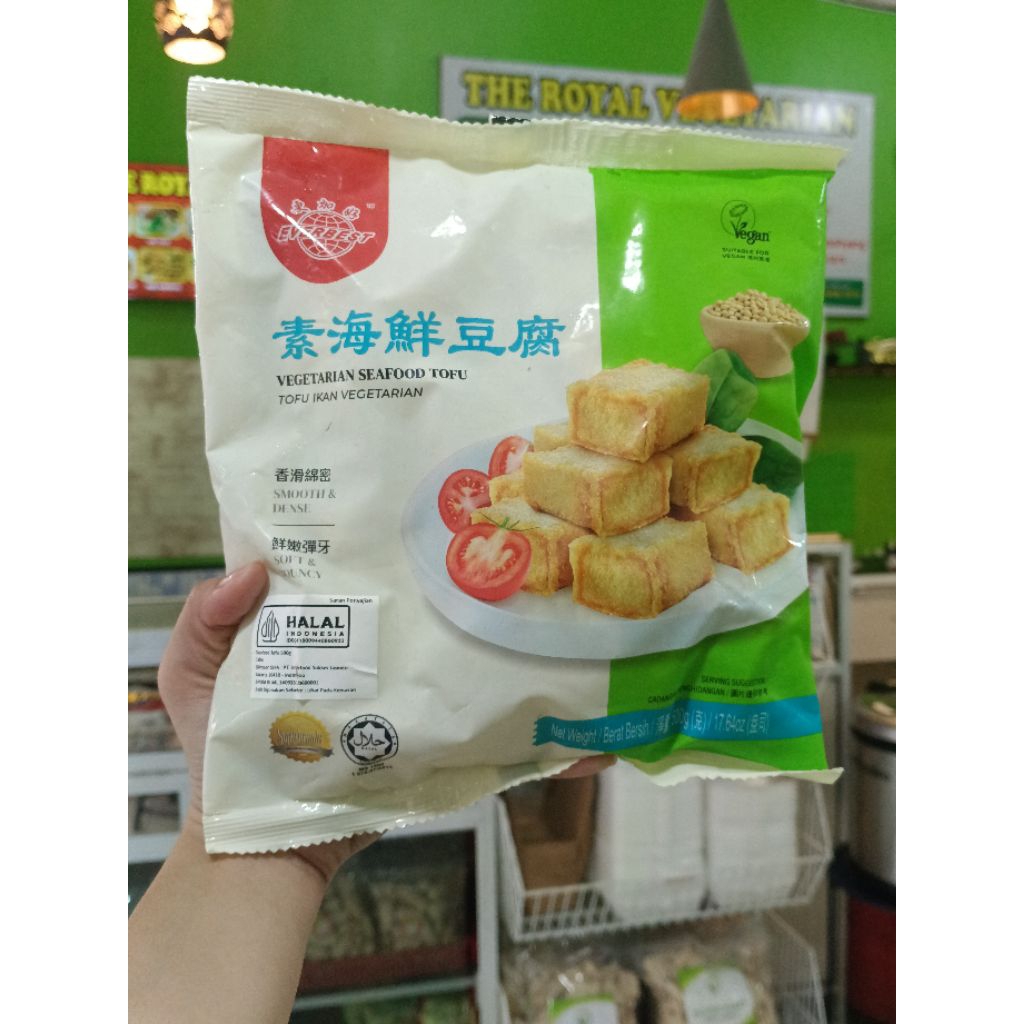 

Seafood tofu Vegetarian / Everbest / kemasan baru