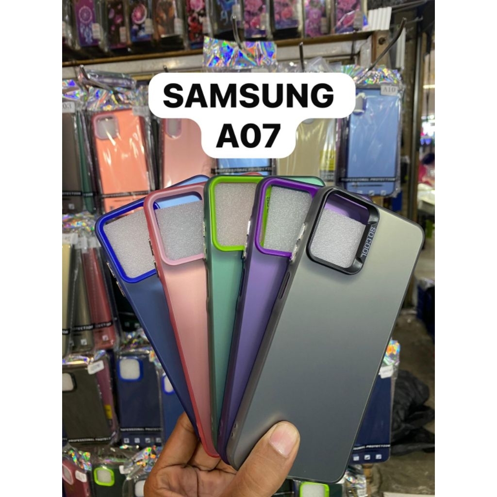 New Case IMD Hybrid Silver Socool Samsung A07, Samsung A17