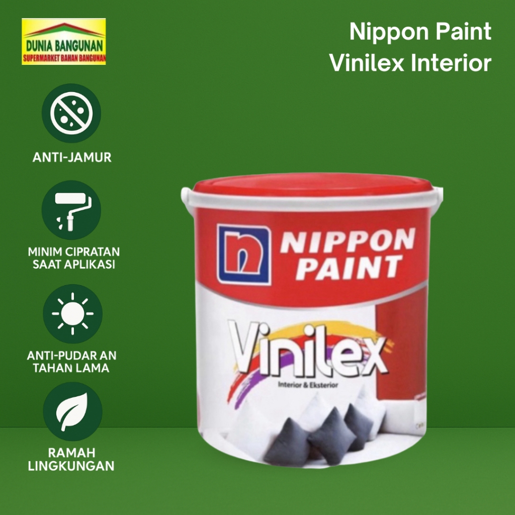 Cat Tembok Interior Vinilex 25 Kg / Cat Tembok 25 Kg Vinilex Putih