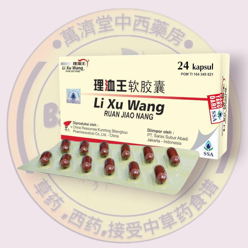 LI XU WANG RUAN JIAO NANG SOFT CAPSULE SSA / OBAT JANTUNG KOLESTROL DARAH TINGGI