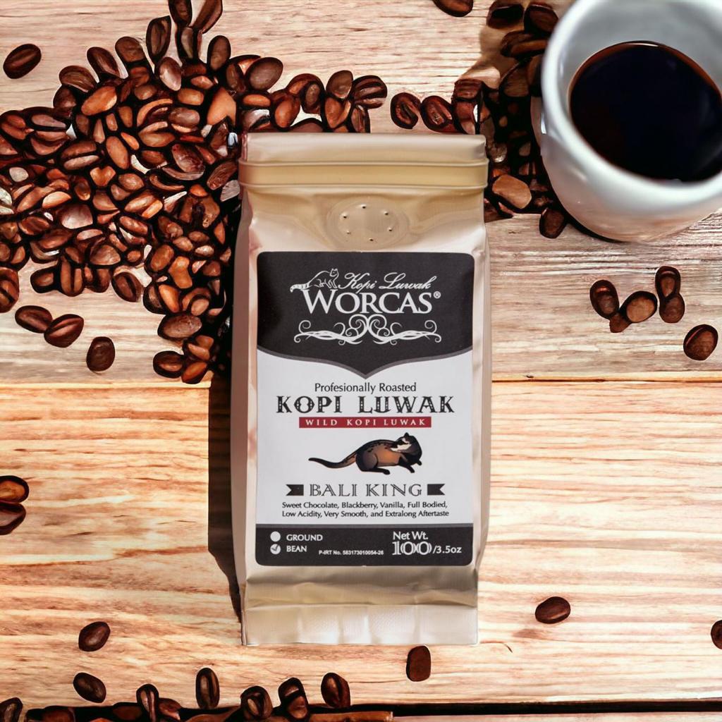 

WORCAS Kopi Luwak Liar Bali King 100gr